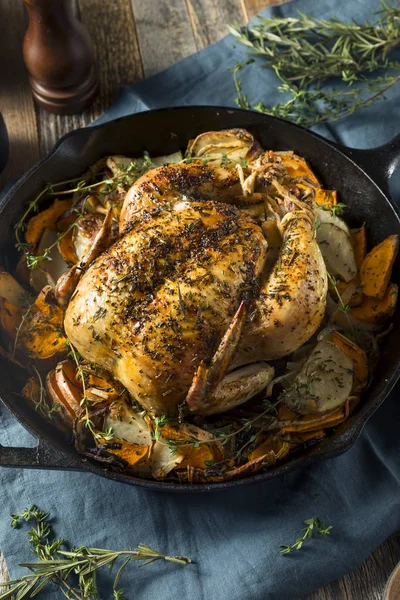 Indian Style Stuffed Roast Chicken