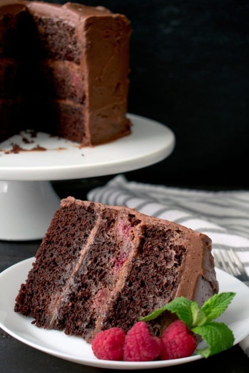 Chocolate Raspberry Cake