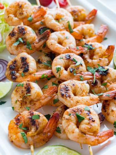 Chipotle Lime Shrimp Kabobs