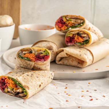 Raw Veggies Wraps