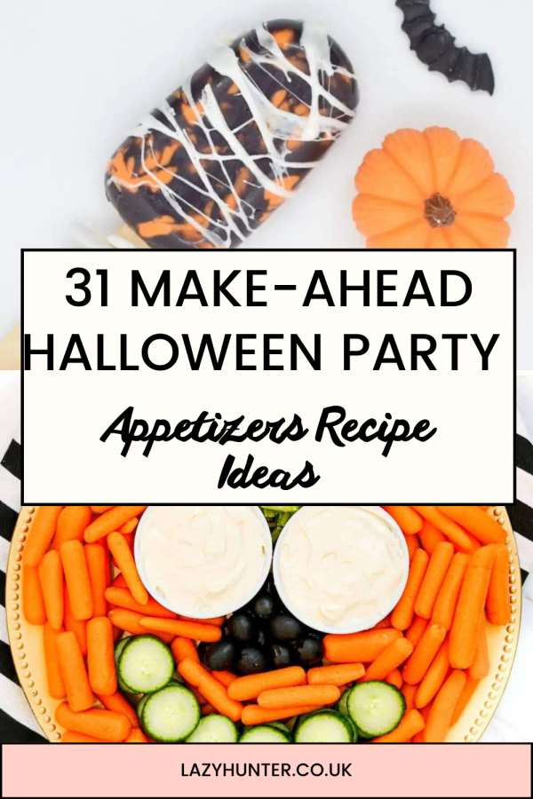 31 Make-Ahead Halloween Party Appetizers Recipe Ideas