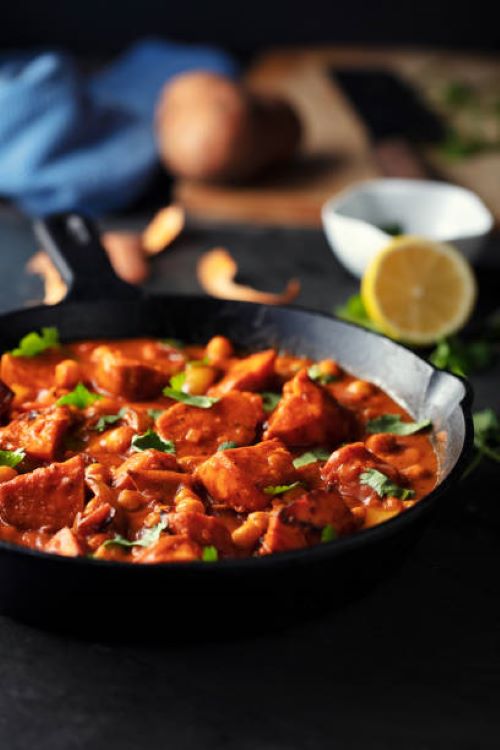 Sweet Potato And Chickpea Tikka Masala