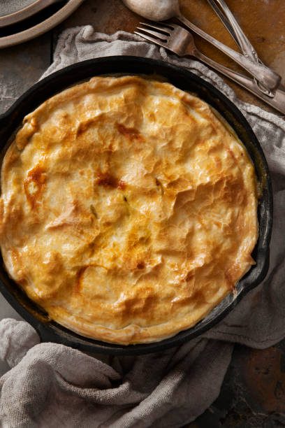 cast iron chicken pot pie