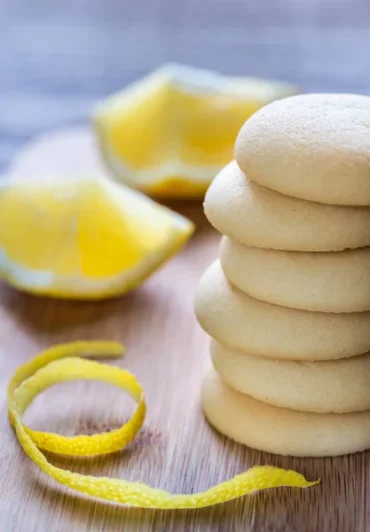 Lemon Shortbread Cookies