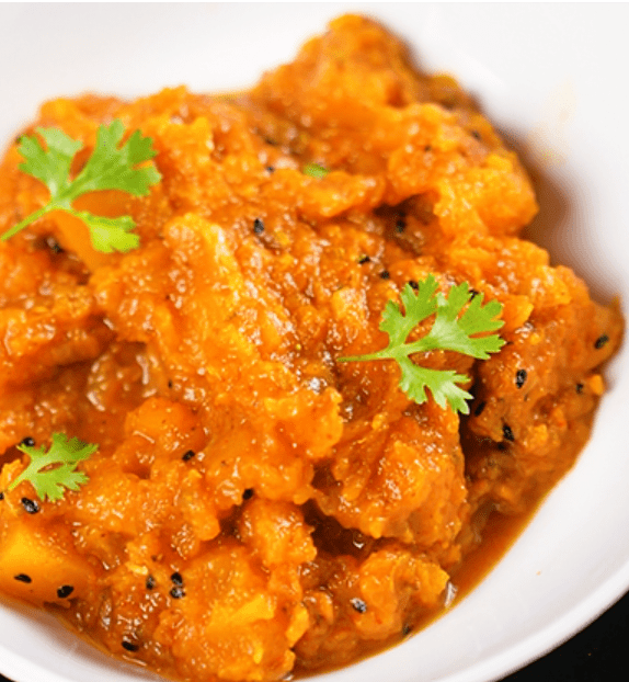 Kaddu ka Bharta [Indian Pumpkin Curry]