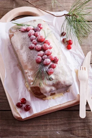 easy cranberry pound cake